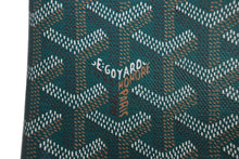 Load image into Gallery viewer, 新品同様 Goyard ゴヤール サンフロランタン ヘリンボーン 二つ折り財布 フランス製 レザー グリーン 中古 4b013312