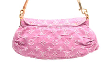 Load image into Gallery viewer, 極美品 LOUIS VUITTON ルイヴィトン ミニプリーティ ワンショルダーバッグ M95216 モノグラム デニム ピンク 中古 4b013367