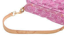 Load image into Gallery viewer, 極美品 LOUIS VUITTON ルイヴィトン ミニプリーティ ワンショルダーバッグ M95216 モノグラム デニム ピンク 中古 4b013367