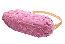 Load image into Gallery viewer, 極美品 LOUIS VUITTON ルイヴィトン ミニプリーティ ワンショルダーバッグ M95216 モノグラム デニム ピンク 中古 4b013367