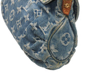 Load image into Gallery viewer, LOUIS VUITTON ルイヴィトン ミニプリーティ ワンショルダーバッグ M95050 モノグラム デニム インディゴブルー 美品 中古 4b013368