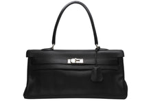 Load image into Gallery viewer, HERMES エルメス SHOULDER KELLY ショルダーケリー ショルダーバッグ トリヨンクレマンス ブラック シルバー金具 □L刻印 美品 中古 4b013170