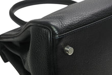 Load image into Gallery viewer, HERMES エルメス SHOULDER KELLY ショルダーケリー ショルダーバッグ トリヨンクレマンス ブラック シルバー金具 □L刻印 美品 中古 4b013170