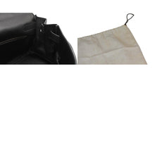Load image into Gallery viewer, HERMES エルメス SHOULDER KELLY ショルダーケリー ショルダーバッグ トリヨンクレマンス ブラック シルバー金具 □L刻印 美品 中古 4b013170