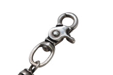Load image into Gallery viewer, CHROME HEARTS クロムハーツ ケルティック ローラーウォレットチェーン 9リンク 2クリップ 約252.5g 美品 中古 4b013344