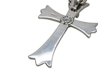 Load image into Gallery viewer, 極美品 CHROME HEARTS クロムハーツ CH CRS LG &amp; No5 DGGR ラージクロス ダガー キーリング 重量約53.3g 中古 4b013342