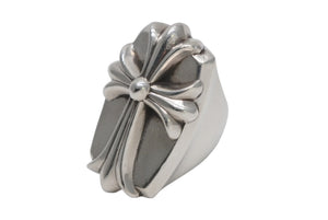 極美品 CHROME HEARTS クロムハーツ LONG PJ RING ロング PJ リング 重量約88.7g サイズ17.5号 中古 4b013345