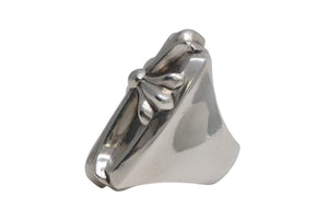 極美品 CHROME HEARTS クロムハーツ LONG PJ RING ロング PJ リング 重量約88.7g サイズ17.5号 中古 4b013345