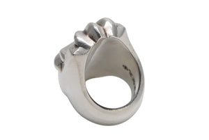 極美品 CHROME HEARTS クロムハーツ LONG PJ RING ロング PJ リング 重量約88.7g サイズ17.5号 中古 4b013345