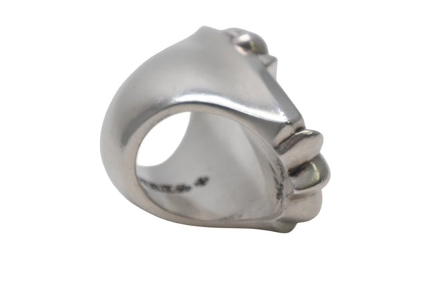 極美品 CHROME HEARTS クロムハーツ LONG PJ RING ロング PJ リング 重量約88.7g サイズ17.5号 中古 4b013345