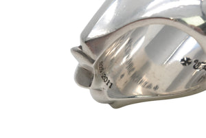 極美品 CHROME HEARTS クロムハーツ LONG PJ RING ロング PJ リング 重量約88.7g サイズ17.5号 中古 4b013345