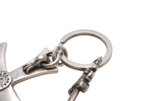 Load image into Gallery viewer, 極美品 CHROME HEARTS クロムハーツ CH CRS LG &amp; No5 DGGR ラージクロス ダガー キーリング 重量約55.1g 中古 4b013343