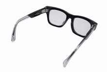 Load image into Gallery viewer, 新品未使用 CHROME HEARTS クロムハーツ サングラス アイウェア DICK FITZENER サイズ51□20-147 アセテート シルバー925 ブラック 中古 4b013301
