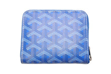 Load image into Gallery viewer, 極美品 GOYARD ゴヤール マティニョンPM ラウンドファスナー 財布 ボルドー PVCコーティングキャンバス レザー 中古 4b007716