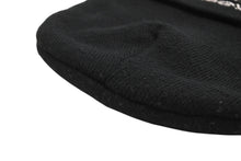 Load image into Gallery viewer, CHROME HERTS クロムハーツ WOOL WATCH CAP ウール帽 ロゴ刺繍ビーニー ニットキャップ 帽子 ブラック ホワイト 良品 中古 4b013311