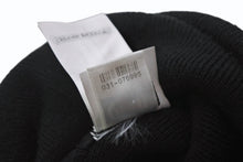 Load image into Gallery viewer, CHROME HERTS クロムハーツ WOOL WATCH CAP ウール帽 ロゴ刺繍ビーニー ニットキャップ 帽子 ブラック ホワイト 良品 中古 4b013311