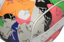 Load image into Gallery viewer, 新品同様 LOUIS VUITTON ルイヴィトン × KID SUPER キーポル バンドリエール25 2WAYバッグ M46701 モノグラム LV ポートレート 中古 4b013167