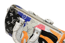 Load image into Gallery viewer, 新品同様 LOUIS VUITTON ルイヴィトン × KID SUPER キーポル バンドリエール25 2WAYバッグ M46701 モノグラム LV ポートレート 中古 4b013167
