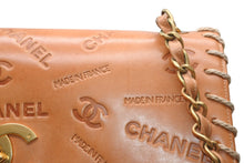 Load image into Gallery viewer, 極美品 CHANEL シャネル ココマーク ベースボールステッチ エンボス マトラッセショルダーバッグ 2番台 ブラウン ゴールド金具 中古 4b013340