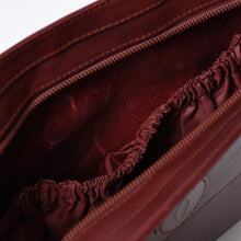 画像をギャラリービューアに読み込む, Cartier カルティエ マストライン ヴィンテージ クラッチバッグ スペイン製 レザー ボルドー ゴールド金具 美品 中古 4b010814