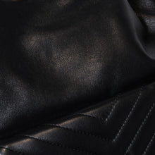 Load image into Gallery viewer, SAINT LAURENT サンローラン ジョー バッグパック 672609 ブラック レザー ゴールド金具 美品 中古 4b013329