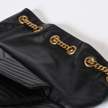 Load image into Gallery viewer, SAINT LAURENT サンローラン ジョー バッグパック 672609 ブラック レザー ゴールド金具 美品 中古 4b013329