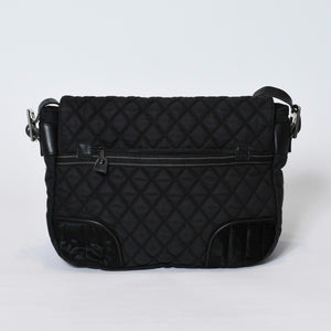極美品 CHANEL シャネル スポーツライン ショルダーバッグ A33796 10番台 ココマーク ハラコ レザー ナイロン キルティング 中古 4a001159