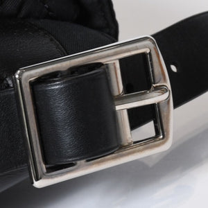 極美品 CHANEL シャネル スポーツライン ショルダーバッグ A33796 10番台 ココマーク ハラコ レザー ナイロン キルティング 中古 4a001159