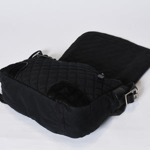 極美品 CHANEL シャネル スポーツライン ショルダーバッグ A33796 10番台 ココマーク ハラコ レザー ナイロン キルティング 中古 4a001159