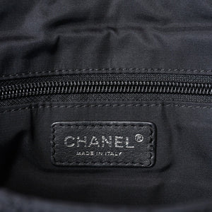 極美品 CHANEL シャネル スポーツライン ショルダーバッグ A33796 10番台 ココマーク ハラコ レザー ナイロン キルティング 中古 4a001159