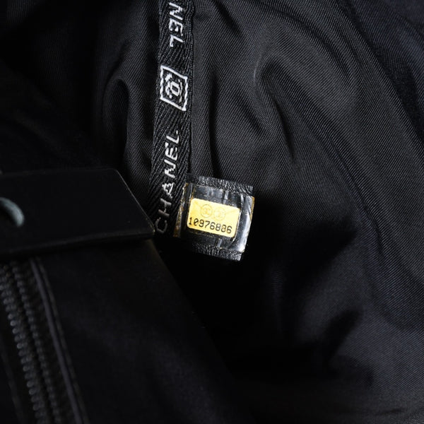 極美品 CHANEL シャネル スポーツライン ショルダーバッグ A33796 10番台 ココマーク ハラコ レザー ナイロン キルティング 中古 4b013568