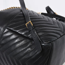 Load image into Gallery viewer, SAINT LAURENT サンローラン ジョー バッグパック 672609 ブラック レザー ゴールド金具 美品 中古 4b013329