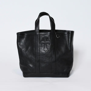 極美品 CHROME HEARTS クロムハーツ × UNITED ARROWS ユナイテッドアローズ UA 10th TOTE 10th トートバッグ CHクロスパッチ 中古 4b013121