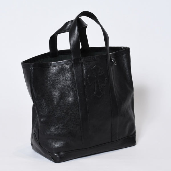 極美品 CHROME HEARTS クロムハーツ × UNITED ARROWS ユナイテッドアローズ UA 10th TOTE 10th トートバッグ CHクロスパッチ 中古 4b013121