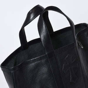 極美品 CHROME HEARTS クロムハーツ × UNITED ARROWS ユナイテッドアローズ UA 10th TOTE 10th トートバッグ CHクロスパッチ 中古 4b013121