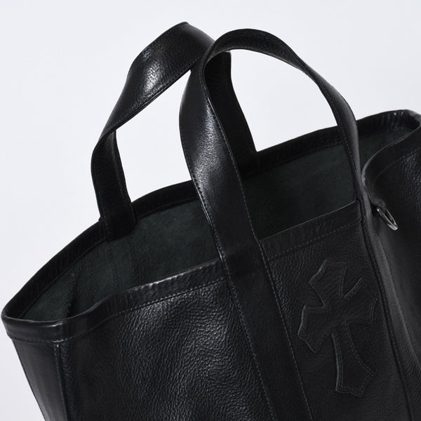 極美品 CHROME HEARTS クロムハーツ × UNITED ARROWS ユナイテッドアローズ UA 10th TOTE 10th トートバッグ CHクロスパッチ 中古 4b013121