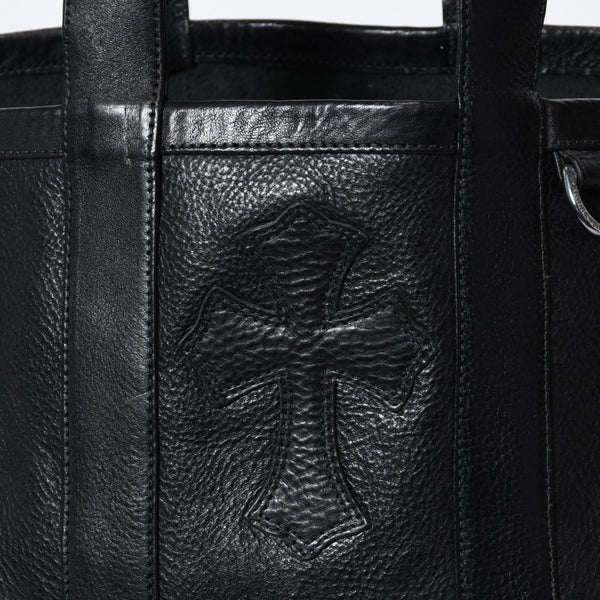 極美品 CHROME HEARTS クロムハーツ × UNITED ARROWS ユナイテッドアローズ UA 10th TOTE 10th トートバッグ CHクロスパッチ 中古 4b013121