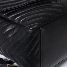 Load image into Gallery viewer, SAINT LAURENT サンローラン ジョー バッグパック 672609 ブラック レザー ゴールド金具 美品 中古 4b013329
