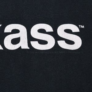 VINTAGE ヴィンテージ 00's jackass ジャッカス 半袖Tシャツ サイズL MTV ブラック 2005年 美品 中古 4b013798