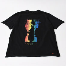Load image into Gallery viewer, AKA SIX × Fragment Design エーケーエーシックス × フラグメントデザイン TEE 藤原ヒロシ カラーブラック 黒 サイズL 美品 中古 4b012033