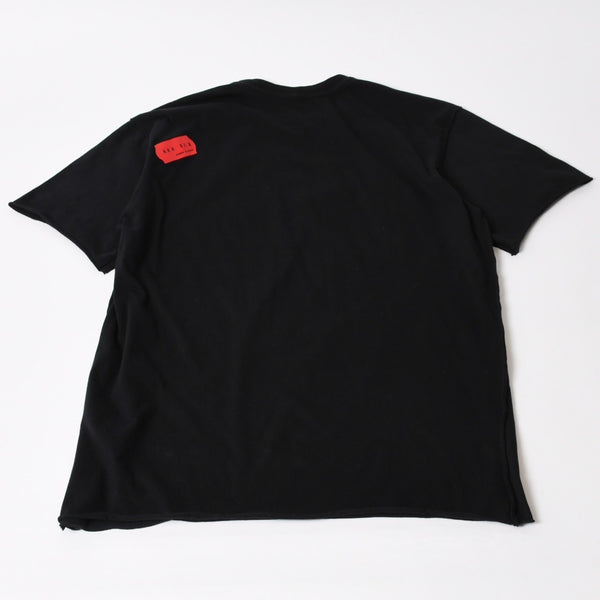 AKA SIX × Fragment Design エーケーエーシックス × フラグメントデザイン TEE 藤原ヒロシ カラーブラック 黒 サイズL 美品 中古 4b012033