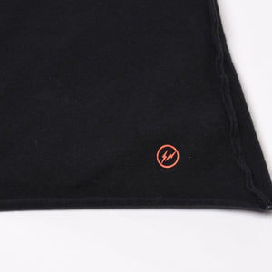 AKA SIX × Fragment Design エーケーエーシックス × フラグメントデザイン TEE 藤原ヒロシ カラーブラック 黒 サイズL 美品 中古 4b012033