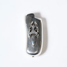Load image into Gallery viewer, CHROME HEARTS クロムハーツ BEANS LIGHTER CASE ビーンズ ライターケース 重量約104.84g スターリングシルバー 美品 中古 4b013094