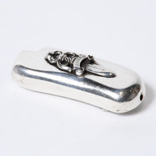Load image into Gallery viewer, CHROME HEARTS クロムハーツ BEANS LIGHTER CASE ビーンズ ライターケース 重量約104.84g スターリングシルバー 美品 中古 4b013094