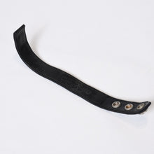 Load image into Gallery viewer, CHROME HEARTS クロムハーツ ブレスレット スターボタン 3BTN/2SNP 3ボタン2スナップ ブラック レザー シルバー925 美品 中古 4b013514