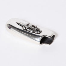 Load image into Gallery viewer, CHROME HEARTS クロムハーツ BEANS LIGHTER CASE ビーンズ ライターケース 重量約104.84g スターリングシルバー 美品 中古 4b013094