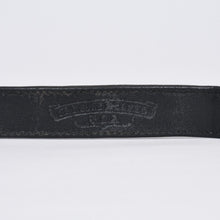 Load image into Gallery viewer, CHROME HEARTS クロムハーツ ブレスレット スターボタン 3BTN/2SNP 3ボタン2スナップ ブラック レザー シルバー925 美品 中古 4b013514
