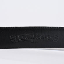 Load image into Gallery viewer, CHROME HEARTS クロムハーツ 1.5 BLT GUNSLINGER 1.5 ガンスリンガー ベルト サイズ32 シルバー925 レザー ブラック 良品 中古 4b013114