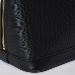 LOUIS VUITTON ルイヴィトン アルマPM ハンドバッグ M52142 エピ レザー ブラック ゴールド金具 美品 中古 4b013410