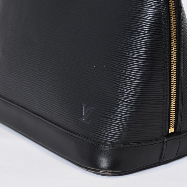 LOUIS VUITTON ルイヴィトン アルマPM ハンドバッグ M52142 エピ レザー ブラック ゴールド金具 美品 中古 4b013410